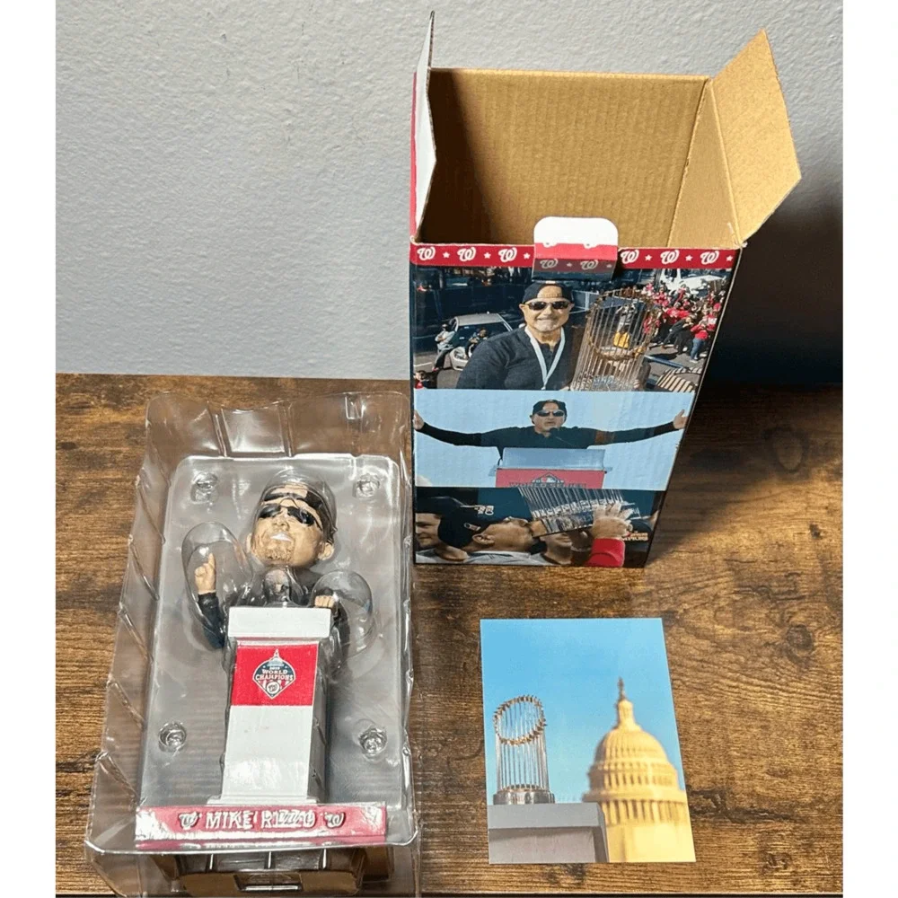 Mike Rizzo Bobblehead Washington Nationals World Series SGA 6/14/2024 BRAND NEW